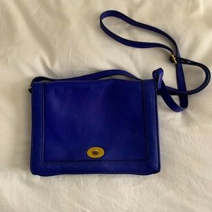 J. Crew Tillary cross body purse in cobalt